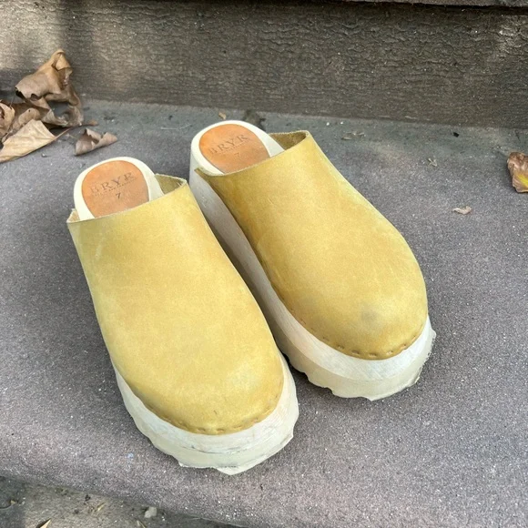 Bryr Chonk in Fennel - Platform Clogs sz7 - Picture 5 of 6